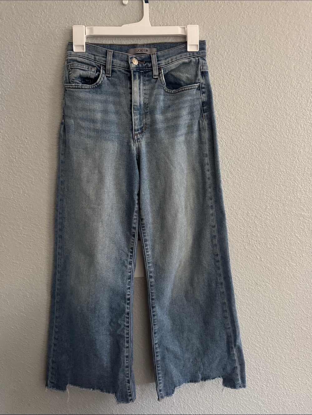 Joe's Jeans High-Rise Wide Leg Jeans in Light Blue Wash